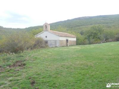Riaza a la Ermita de San Benito y el río Riaza; mochila senderismo fotos de acebos fotos sierra de m